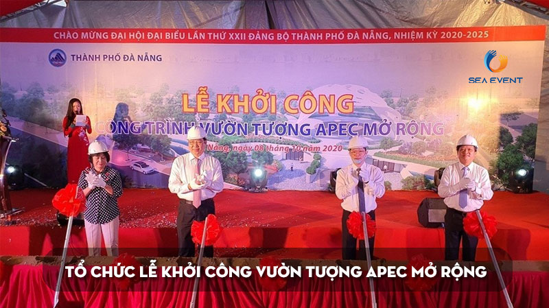 Tổ chức lễ khởi công vườn tượng APEC mở rộng 2020