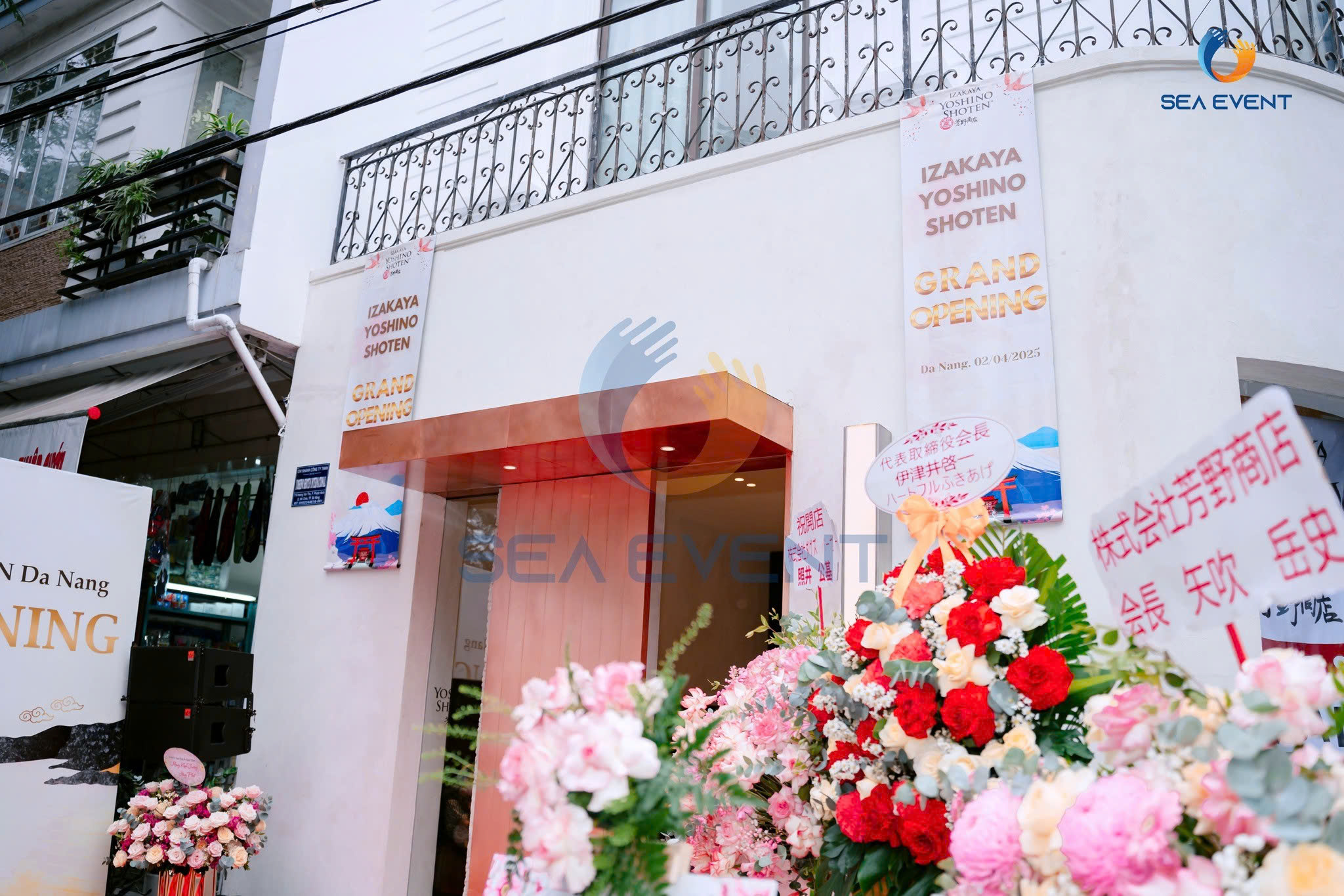Banner khai trương Đà Nẵng