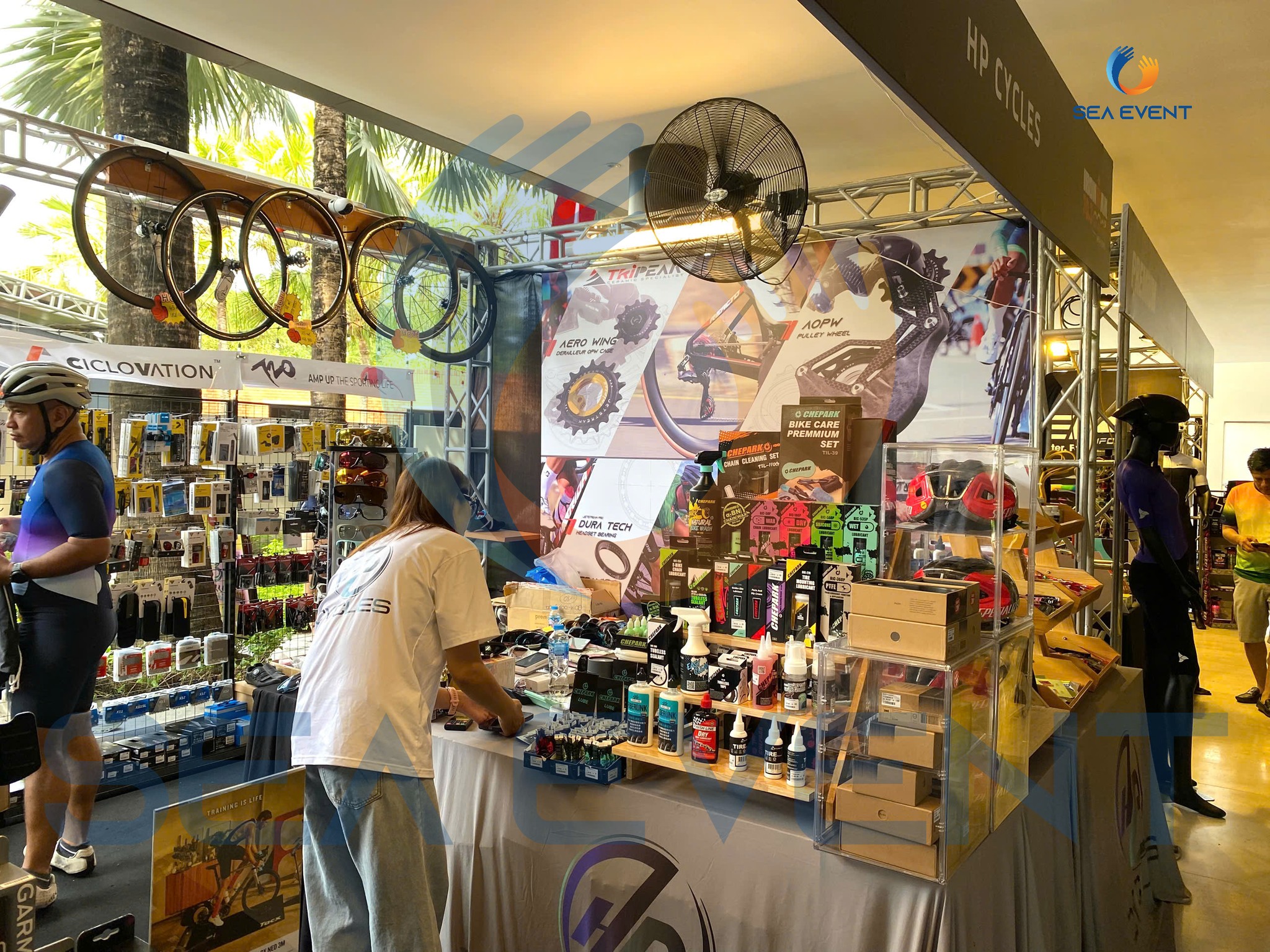 THIẾT KẾ THI CÔNG GIAN HÀNG TRỌN GÓI – HP CYCLES VN